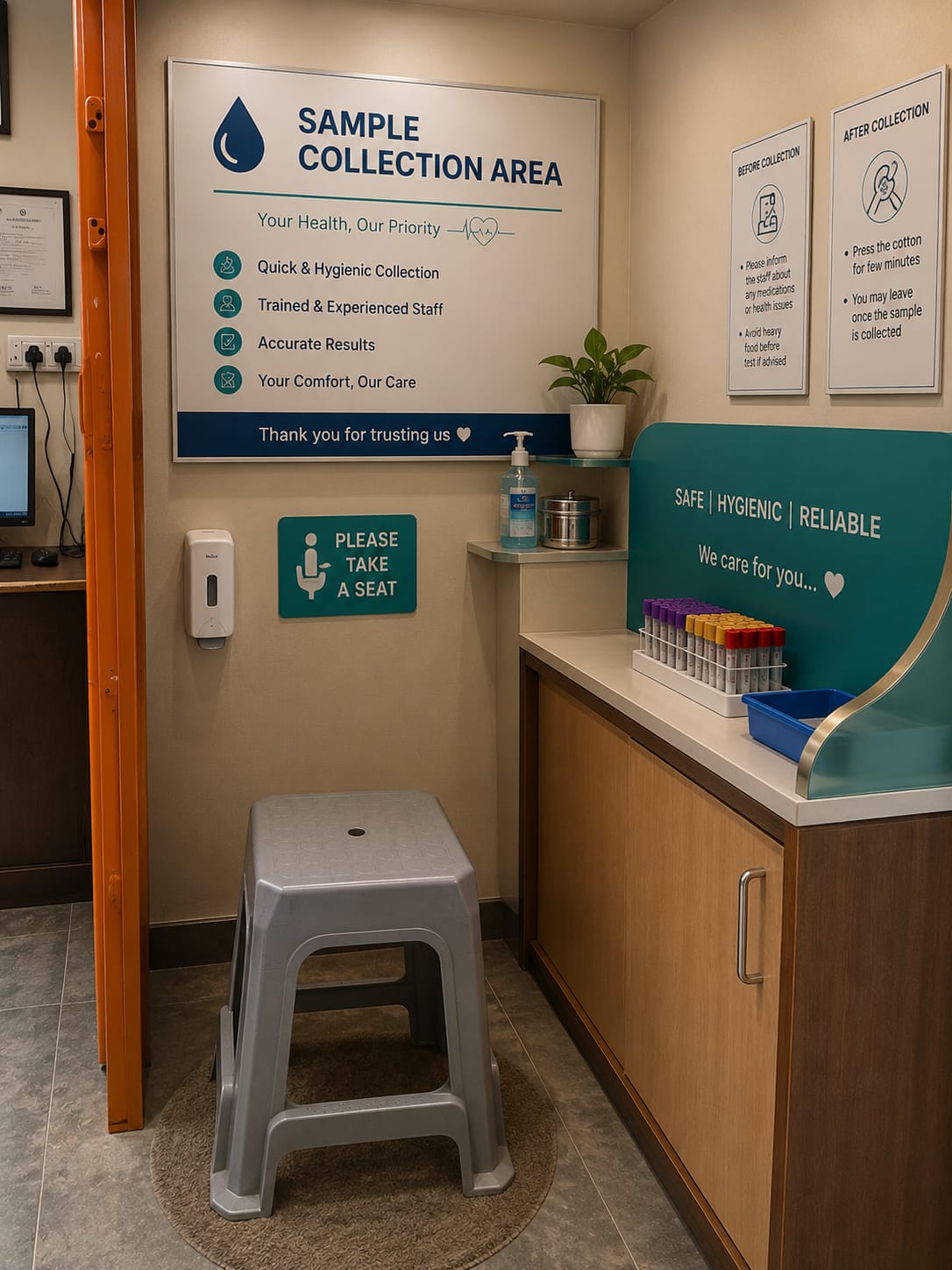 ARK Diagnostic Centre Sample Collection Area